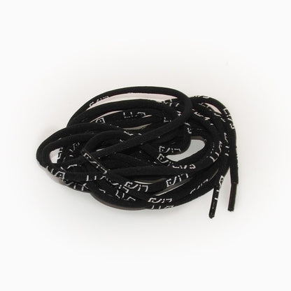 Laces 180mm black/white