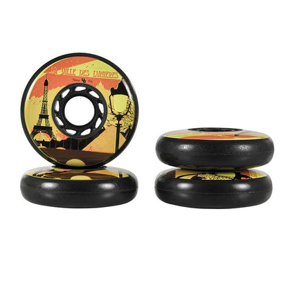 Team PB Paris Full Radius black 76mm/90A