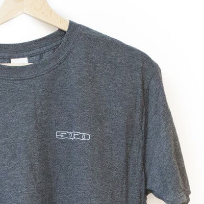 Subtle stamp shirt grey