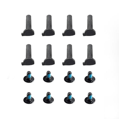 Axle Double 8mm Cicle Allen/Hex 8-pack