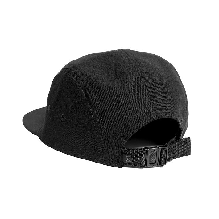 5 panel "Sanduhr" black