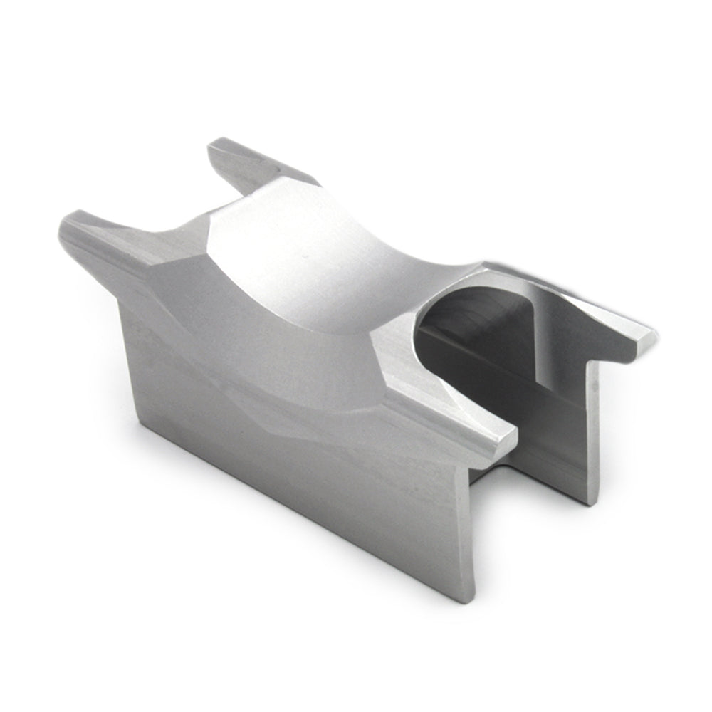 H-Block Aluminium grey pair