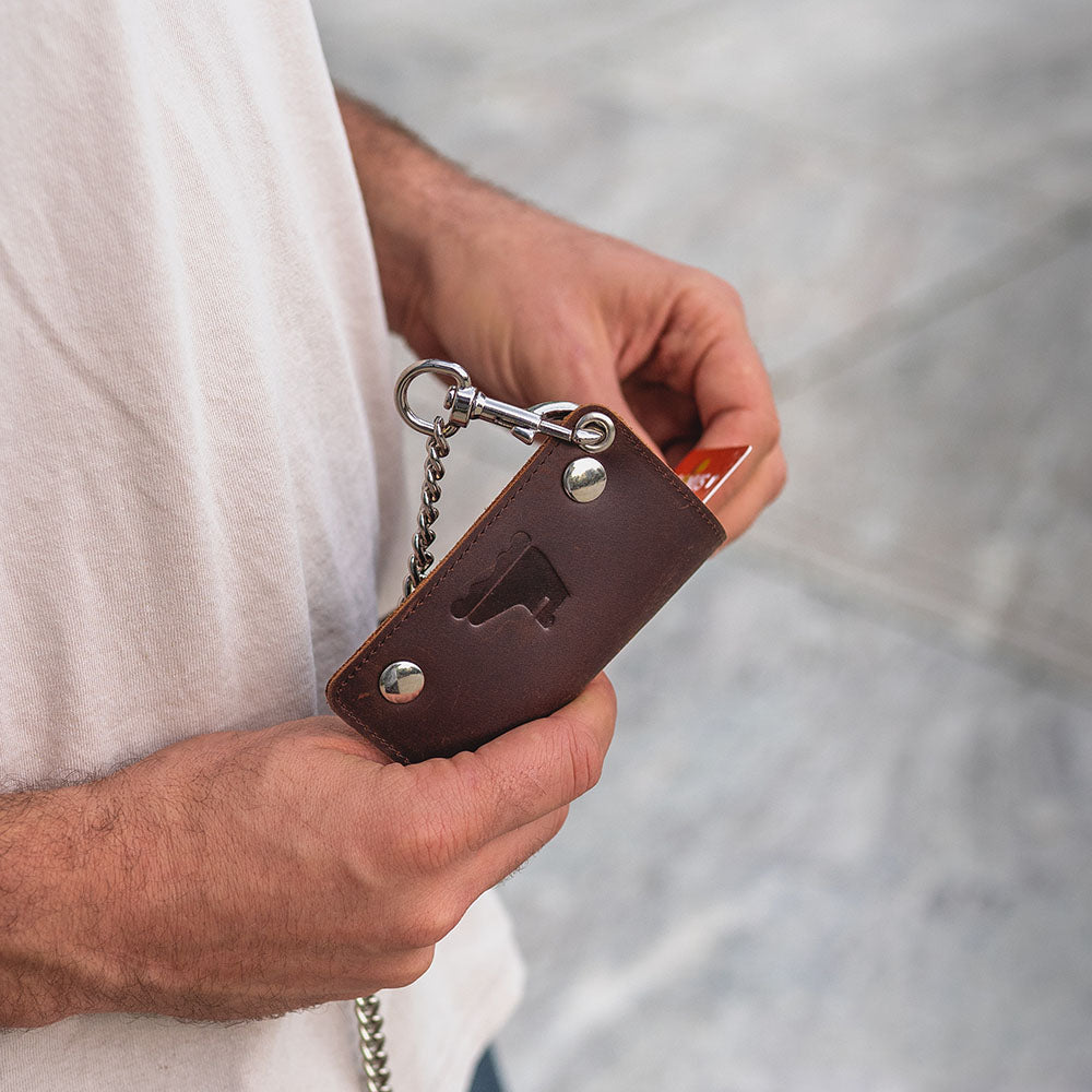 Army Line Keychain Wallet