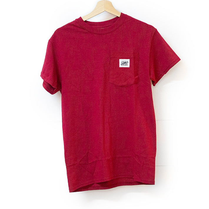 Pocket shirt red