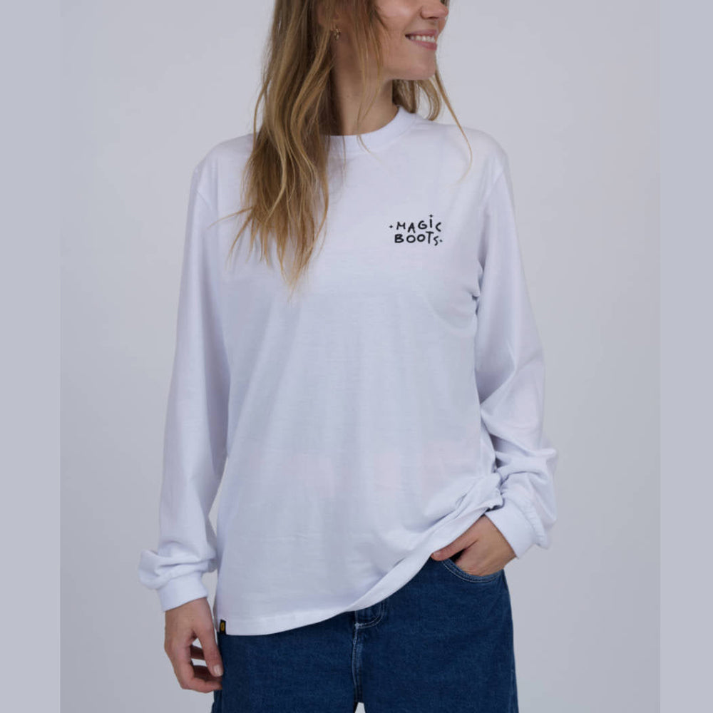 Magic Boots Long Sleeve white