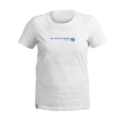 We Love To Skate T-shirt white