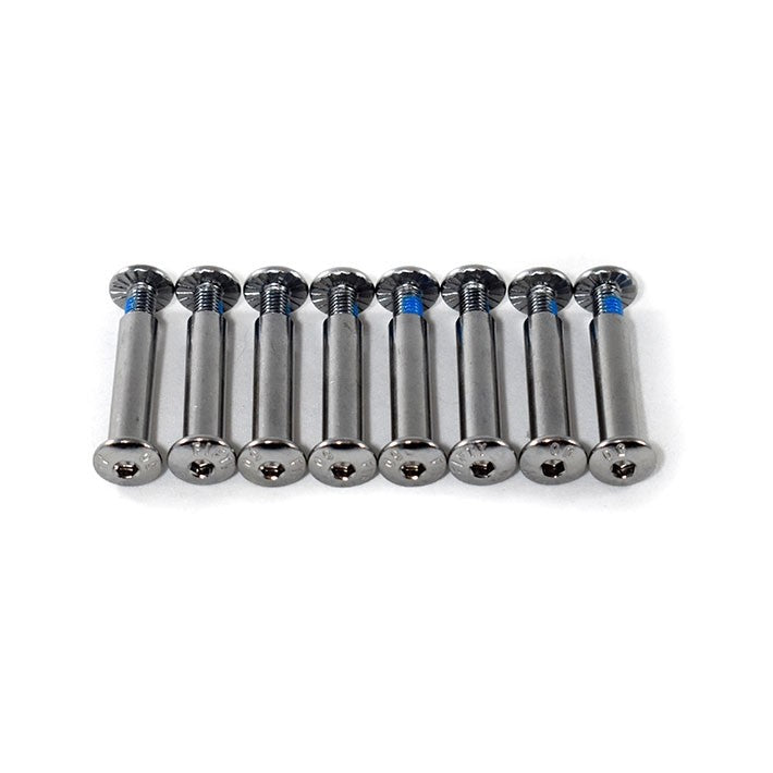 Axle Double 8mm Balance Allen/Hex silver 8-pack