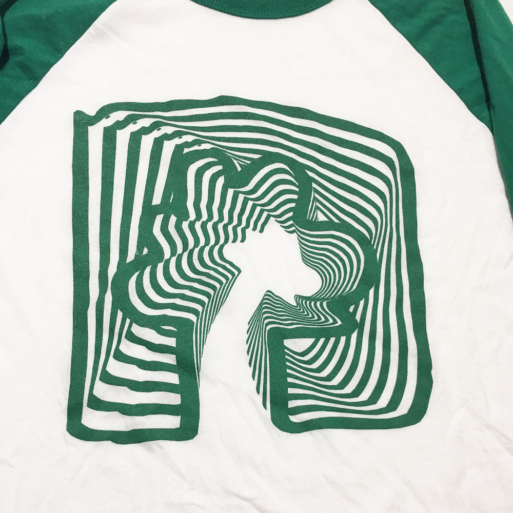 Baseball shirt Psych green