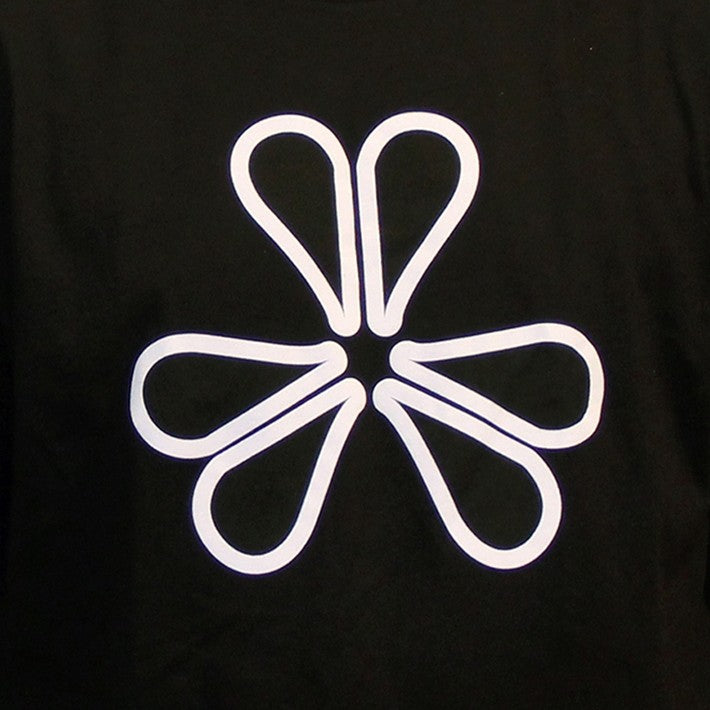 Clover puff print shirt black
