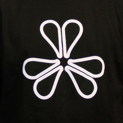 Clover puff print shirt black
