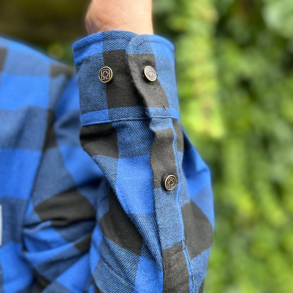 Flannel blue