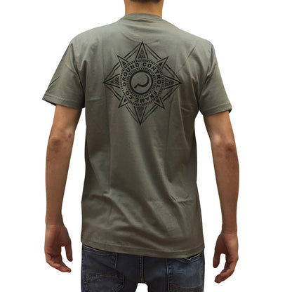 Crest t-shirt olive