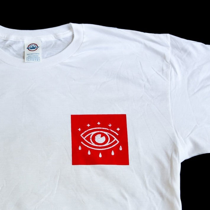 Boxed Eye shirt white