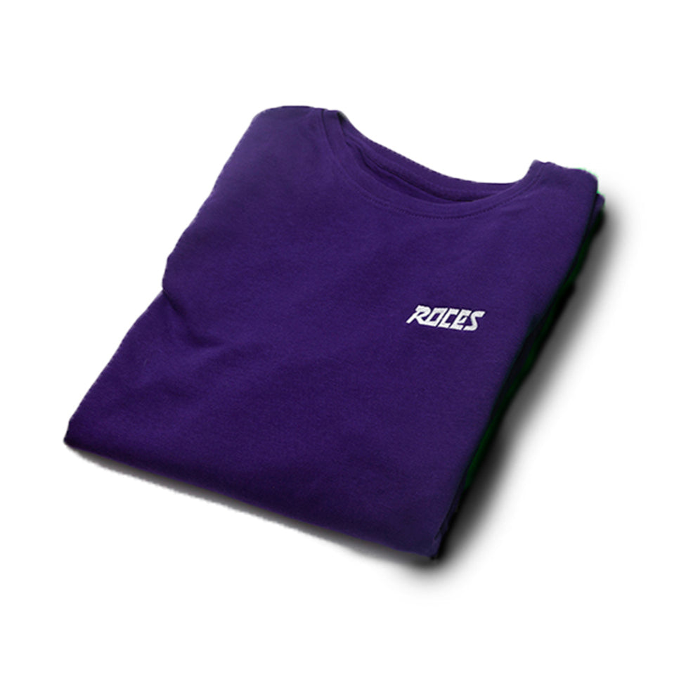 organic crewneck sweatshirt purple