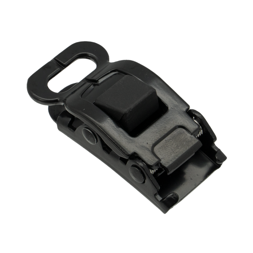 Buckle Logo Ratchet metal pcs black
