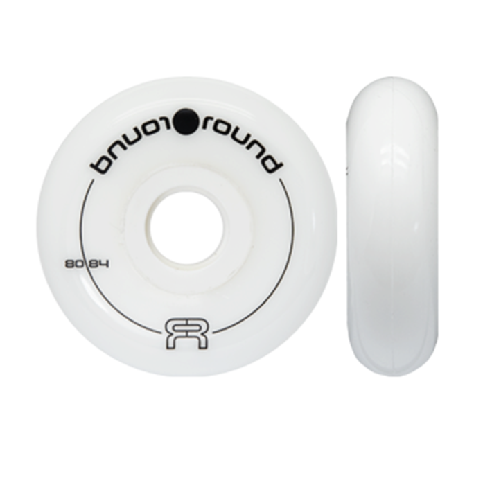 Round 80mm/84A white