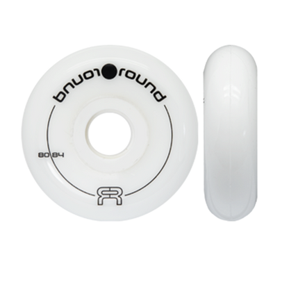 Round 80mm/84A white