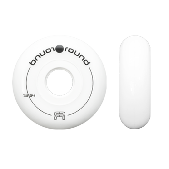 Round 72mm/84A white
