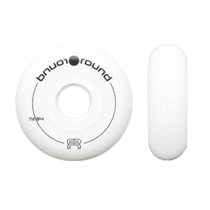 Round 72mm/84A white