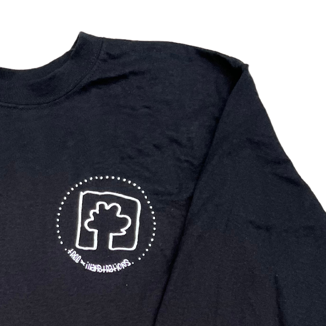 Tree X Illahstrations long sleeve black