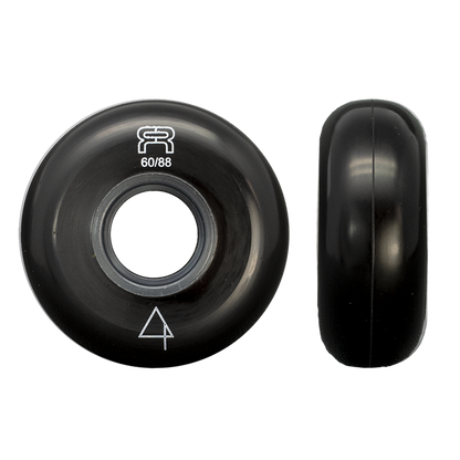 60mm/88A Black 4-pack