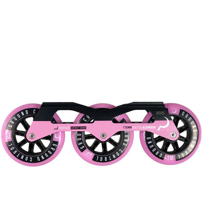 UFS Tri-Skate Frame v3 3x110mm set black/pink