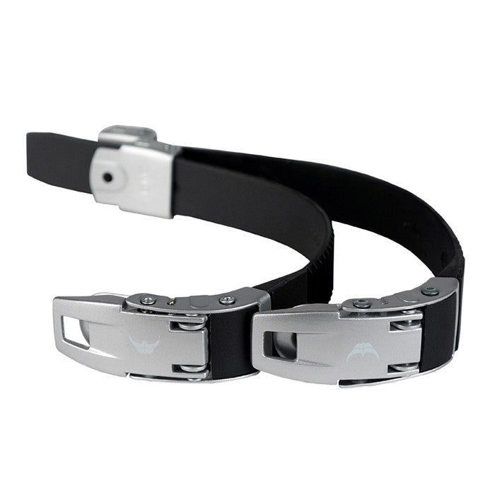 Top buckle SBM3 22cm Aluminum pair silver