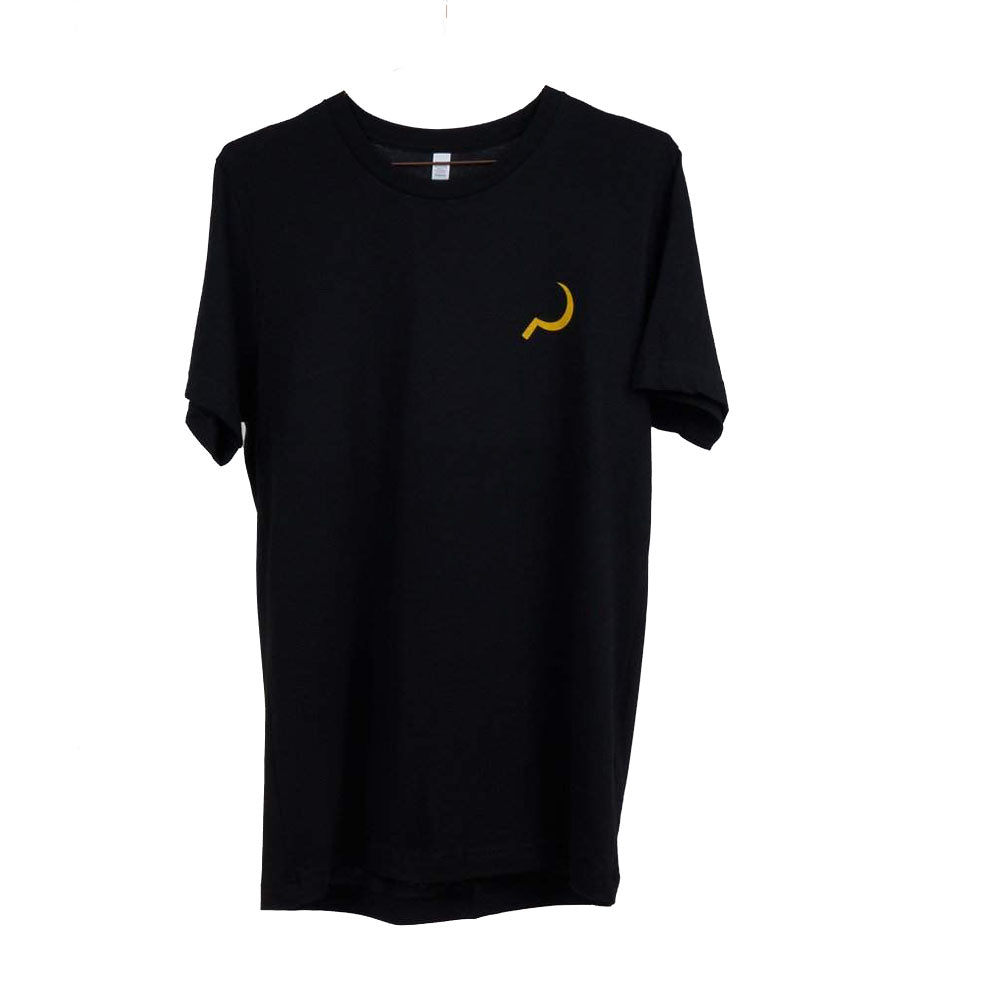 Logo shirt black yellow