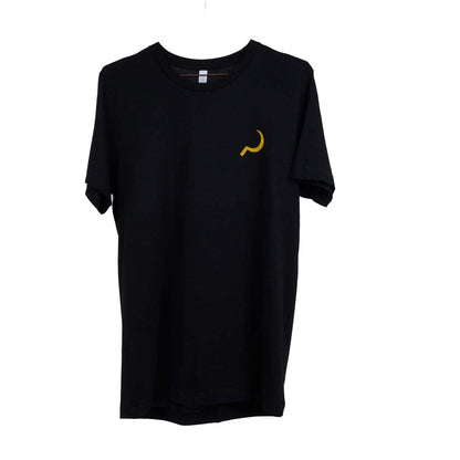 Logo shirt black yellow