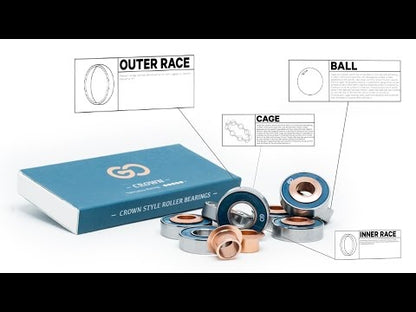 Crown bearings 8-pack