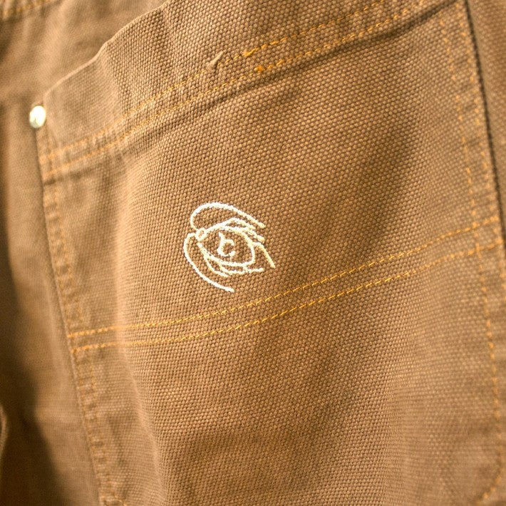 Denim shorts brown