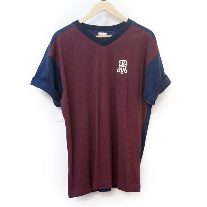 Vintage M12 shirt navy/maroon
