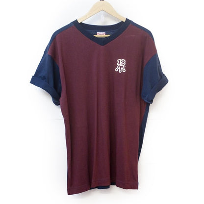 Vintage M12 shirt navy/maroon