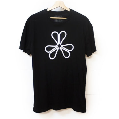 Clover puff print shirt black