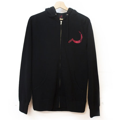 Sickle Zip-Up hoodie black