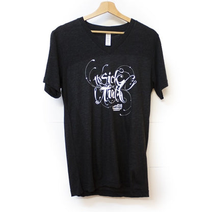 Sick Trick V-neck charcoal
