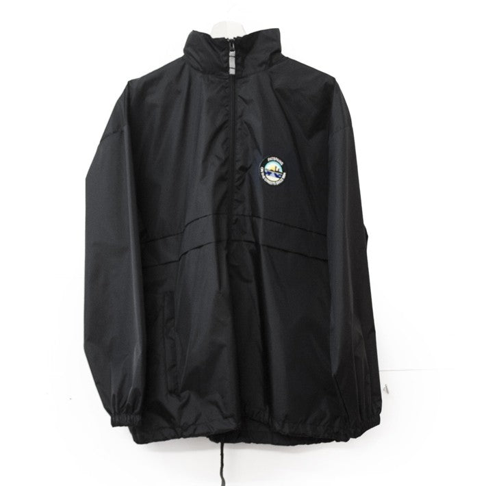 On the streets packable windbreaker