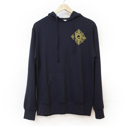 Crest hoodie navy