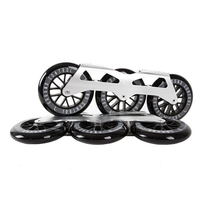 UFS Tri-Skate Frame 3x125mm silver set