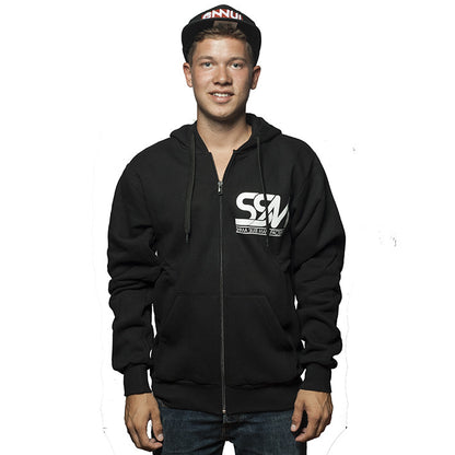 Logo Zip Hoodie