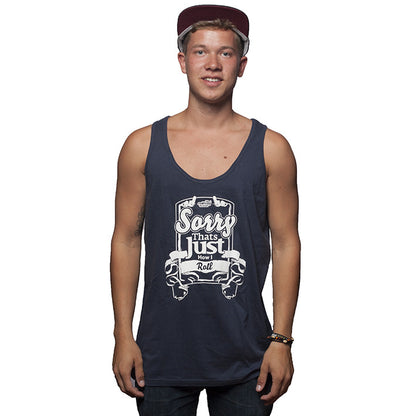 How I Roll Tank Top navy
