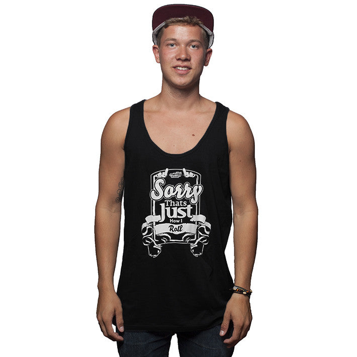 How I Roll Tank Top black