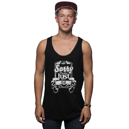 How I Roll Tank Top black