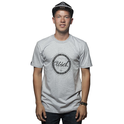 Emblem T-shirt Heather Grey