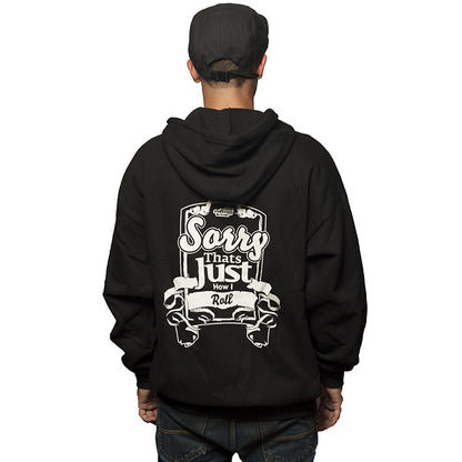 How I Roll Zipped Hoodie