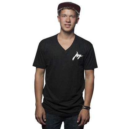 V-neck Black T-shirt