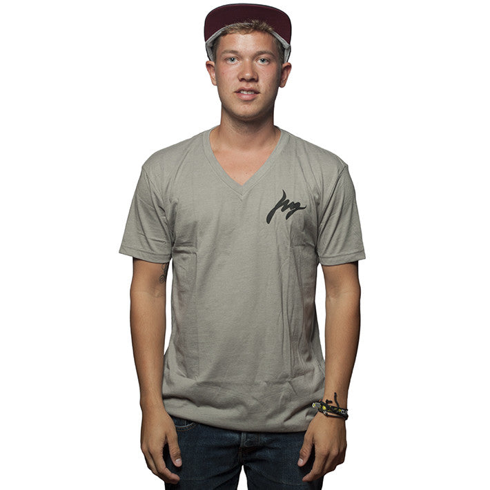 V-neck Grey T-shirt