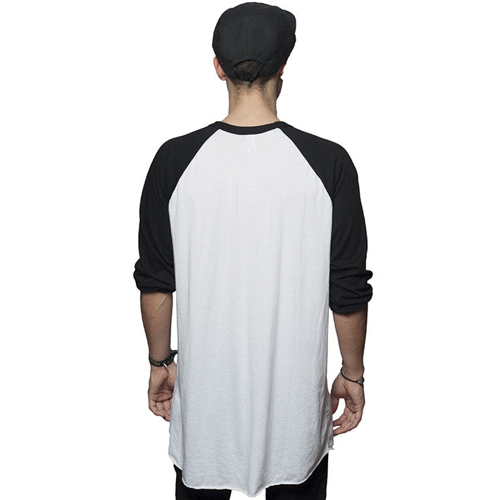 Baseball Shirt White/Black