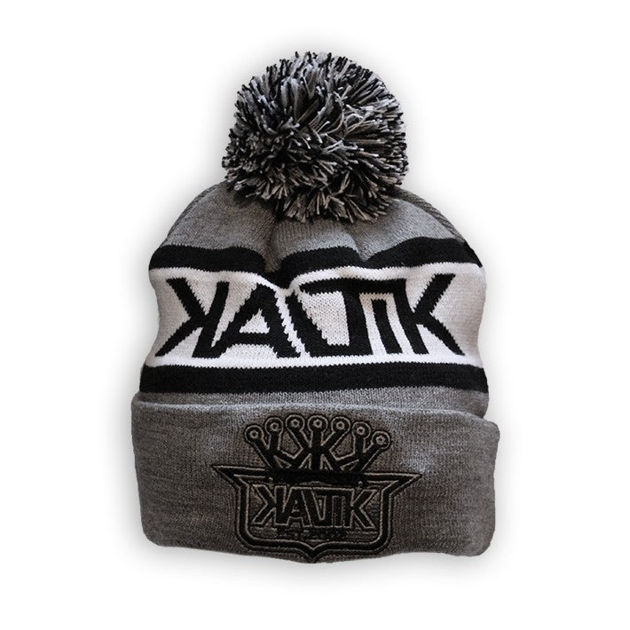 Beanie grey dot