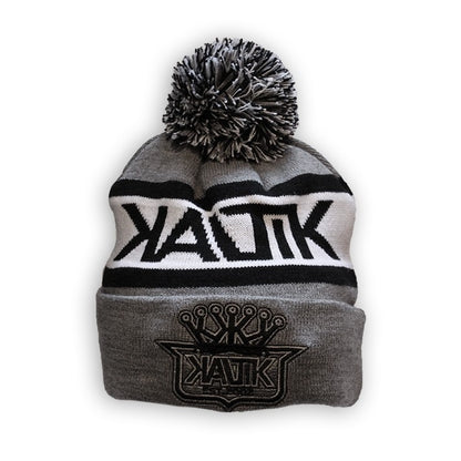 Beanie grey dot
